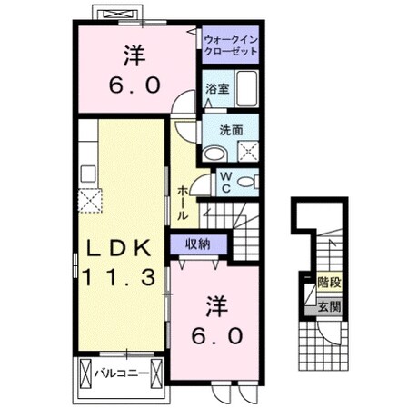 フラゴ－ラ　Ｋ．Ｒの物件間取画像